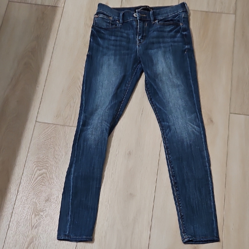 Express Dark Blue Women's Skinny Jeans